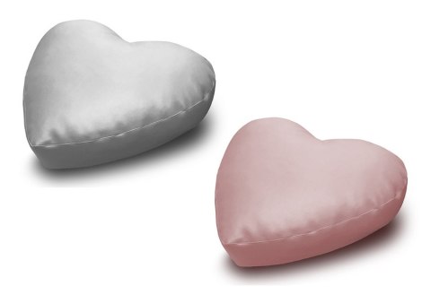 Dream Pouf SERCE pufa poduszka ekoskóra 1 szt. - SREBRNY