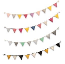 Girlanda pluszowa FLAGI - multikolor