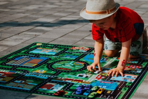 Mata Animacyjna MIASTO 100 cm