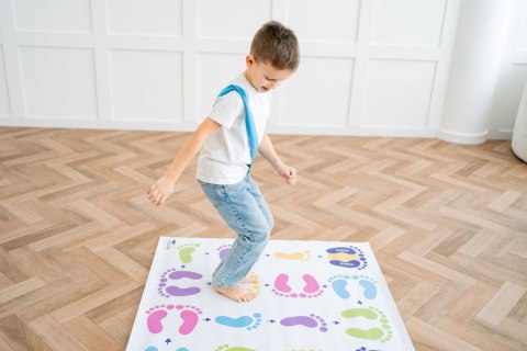 Mata Animacyjna Skaczące Stópki KWADRAT 1x1m