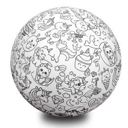 Piłka Balonowa do kolorowania JEDNOROŻCE 30 cm