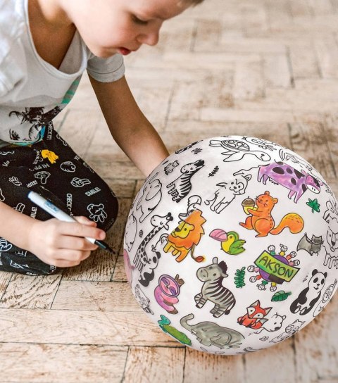 Piłka Balonowa do kolorowania JEDNOROŻCE 30 cm