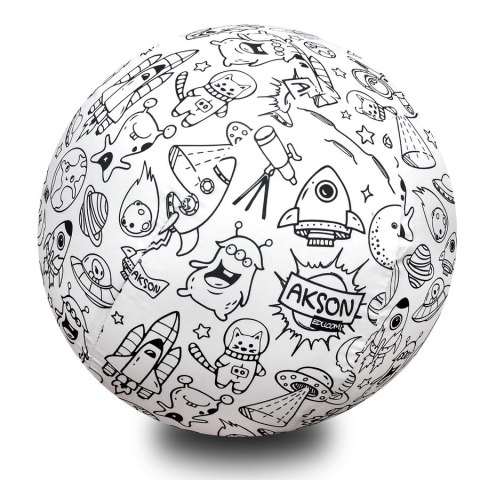 Piłka Balonowa do kolorowania KOSMOS 30 cm