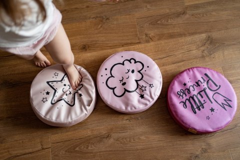 Poduszka ekoskóra z serii LITTLE PRINCESS 1 szt. 6 cm AKSON - CHMURKA