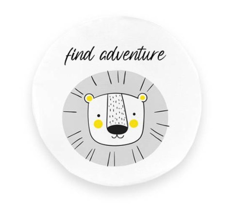 Poduszki ekoskóra ZWIERZĄTKA AFIRMACJE 3 cm 1 szt. AKSON - LISEK