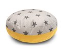 Pufa wzór GWIAZDKI 1 szt. - RÓŻOWY