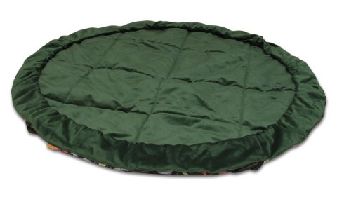 Worek mięciutka mata na zabawki 3w1 wzór KWIATY - ŻÓŁTY