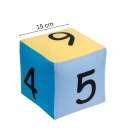 Kostka edukacyjna Pastelowa 15 cm - Cyfry