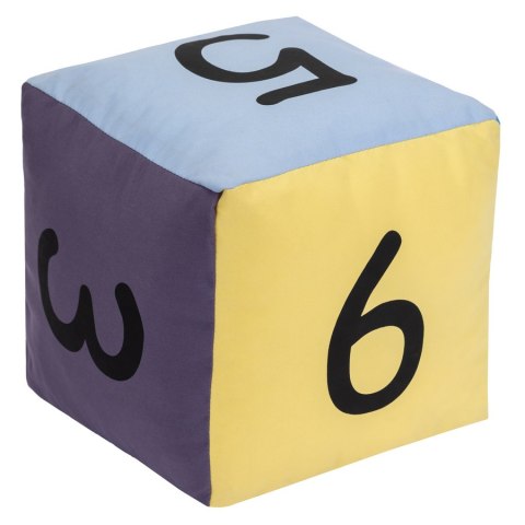 Kostka edukacyjna Pastelowa 15 cm - Cyfry