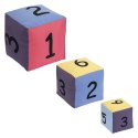 Kostka edukacyjna Pastelowa 15 cm - Cyfry
