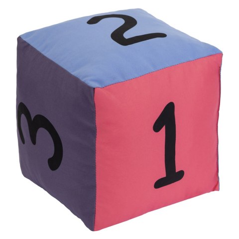 Kostka edukacyjna pastelowa 10 cm Cyfry