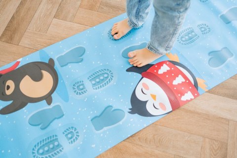 Mata Animacyjna Skaczące Stópki 50x300 cm ZIMA