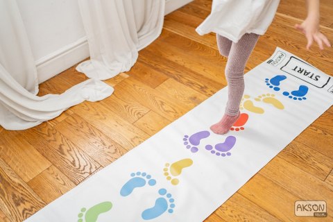 Mata Animacyjna Skaczące Stópki LATO japonki 50x300 cm