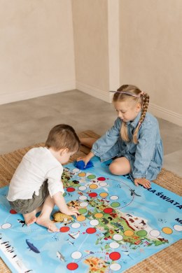 Mata Gra planszowa PODRÓŻ DOOKOŁA ŚWIATA XXL