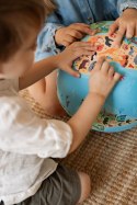Piłka Balonowa Globus Kontynenty ze zwierzątami