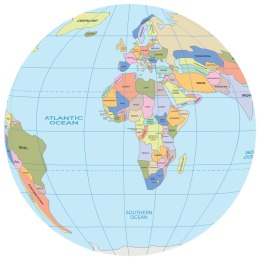 Piłka Balonowa Globus Państwa Świata ENG