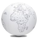 Piłka Balonowa Globus Państwa Świata do kolorowania PL