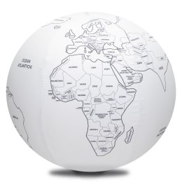 Piłka Balonowa Globus Państwa Świata do kolorowania PL