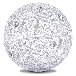 Piłka Balonowa do kolorowania XXL Akson seria miasta: KATOWICE
