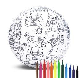 Piłka Balonowa do kolorowania seria miasta KRAKÓW 30 cm