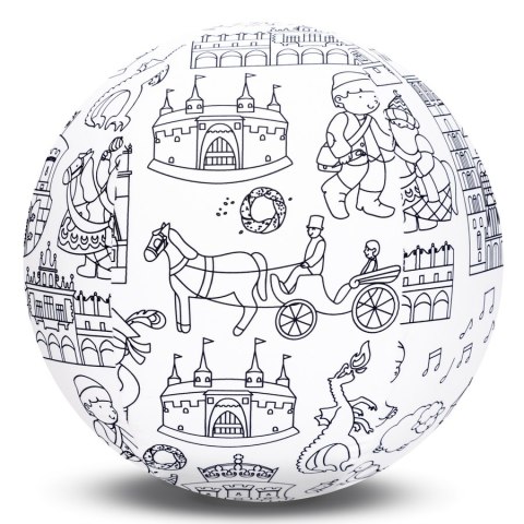 Piłka Balonowa do kolorowania seria miasta KRAKÓW 30 cm