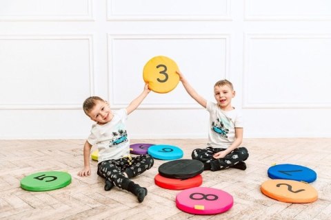 Poduszki EKOSKÓRA 3cm zestaw Liczby 31-40 zestaw 10 szt. AKSON