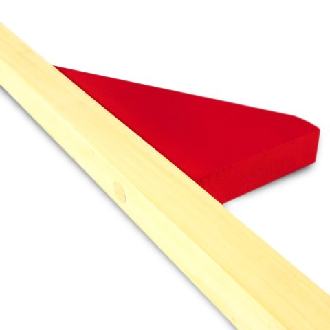 Szczudła drewniane cyrkowe duże CZERWONE 170 cm dla dzieci i dorosłych