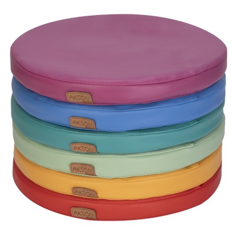 Zestaw poduszek PREMIUM EKOSKÓRA 3 cm MIX KOLORÓW 6 szt. Wersja Limitowana