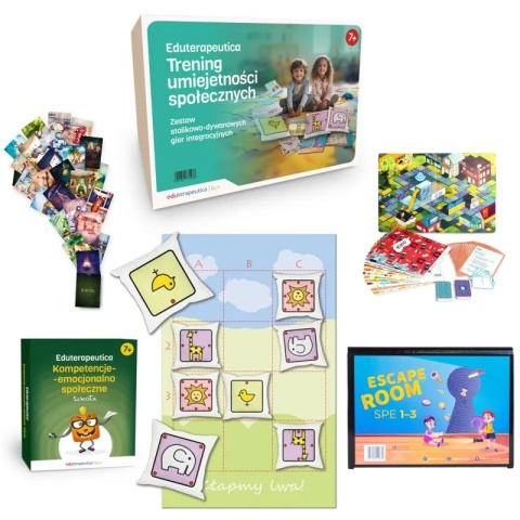 Eduterapeutica lux Trening umiejętności społecznych. Gry planszowo-dywanowe