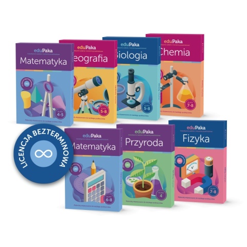EeduPaka Zestaw matematyczno-przyrodniczy kl. 4-8(7 programów)
