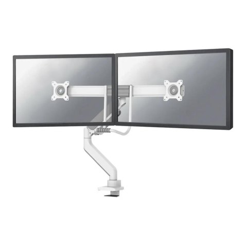 Uchwyt biurkowy na dwa monitory Neomounts DS75-450WH2 17"-32"