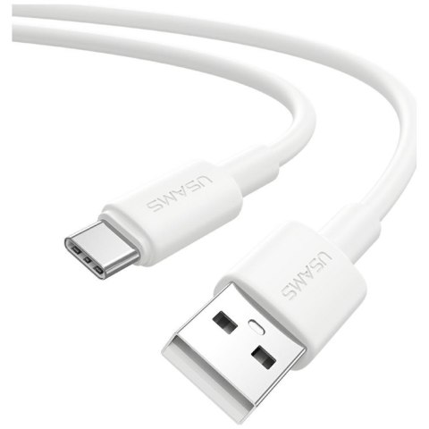 Kabel USB Usams U90 USB-A/USB-C 1m 3A biały