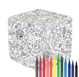 Kostka do kolorowania wersja świąteczna MIKOŁAJ