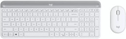 Zestaw bezprzewodowy klawiatura + mysz Logitech MK470 Slim Combo biały
