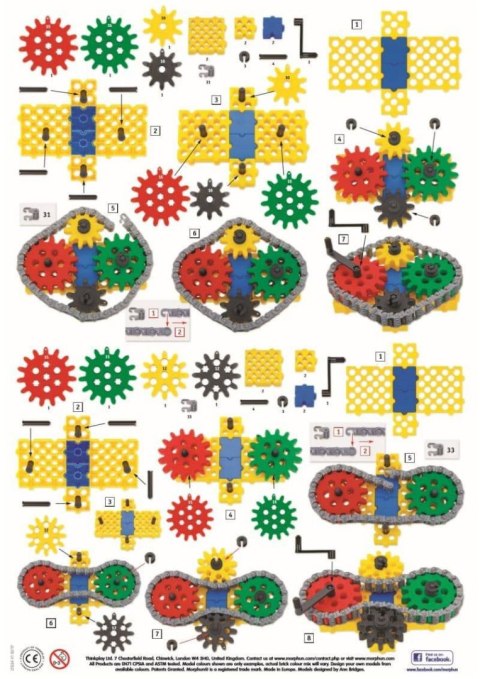 Gearphun łańcuszek - 75 elementów - zestaw uzupełniający