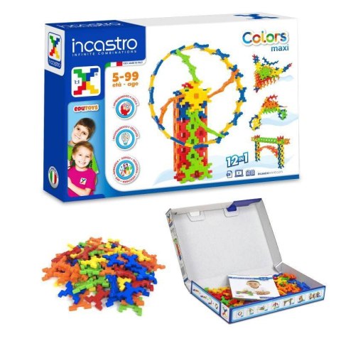 Incastro Colors Maxi 100 el. - Klocki konstrukcyjne