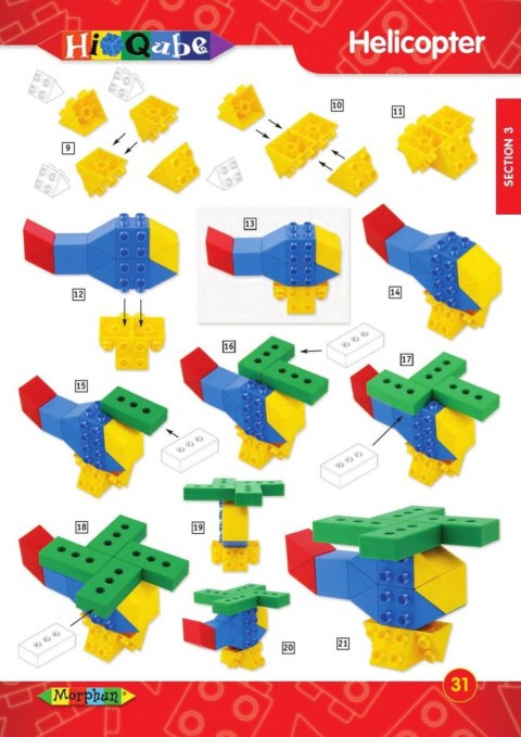 Instrukcje do klocków Morphun Hi-Qube 36 str.