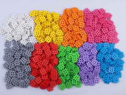 Klocki konstrukcyjne Mini Waffle - 300 elementów