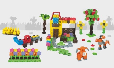 Klocki konstrukcyjne Mini Waffle - 300 elementów