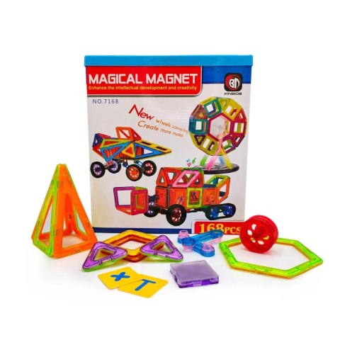 Magical Magnet 168 el. - Klocki magnetyczne