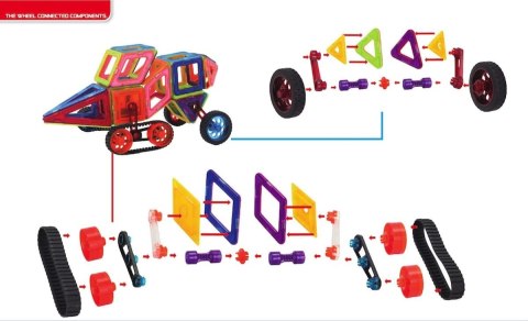 Magical Magnet 98 el. - Klocki Magnetyczne