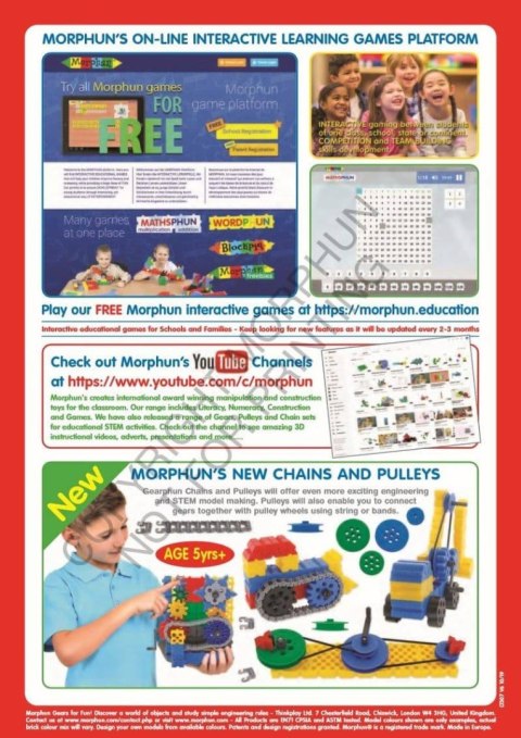 Morphun GearPhun 304 el. + Instrukcje 60 str. A4