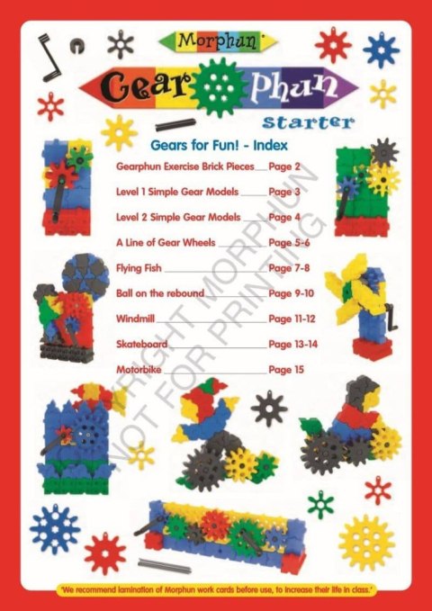 Morphun GearPhun 304 el. + Instrukcje 60 str. A4