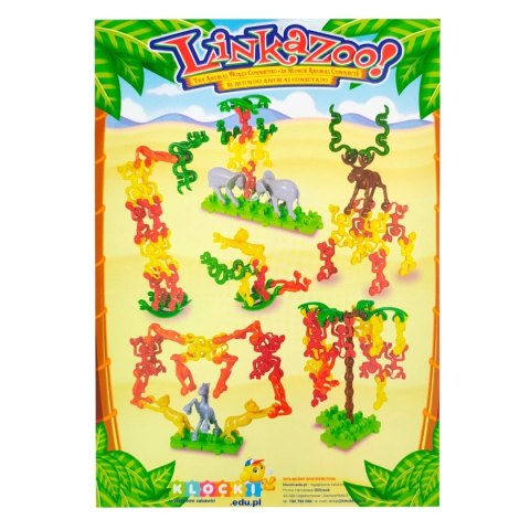 Zwierzątka LinkaZoo 216 el. - klocki edukacyjne