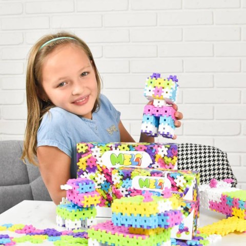 Klocki konstrukcyjne Meli Basic Pink 600 el.