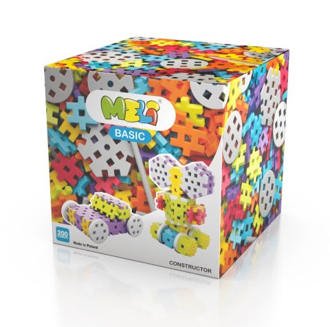 Klocki konstrukcyjne Meli Constructor 200 el.