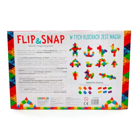 Klocki magnetyczne Flip&Snap 36 el.