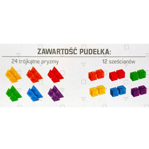 Klocki magnetyczne Flip&Snap 36 el.