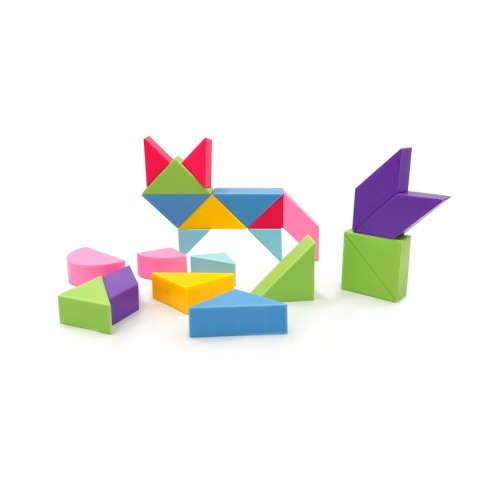 Klocki Magnetyczny Tangram - Magic Big Tangram 100el.