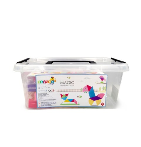 Klocki Magnetyczny Tangram - Magic Big Tangram 100el.